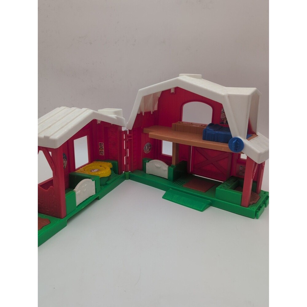 Vintage 1999 Fisher Price Little People Barn Farm House Only